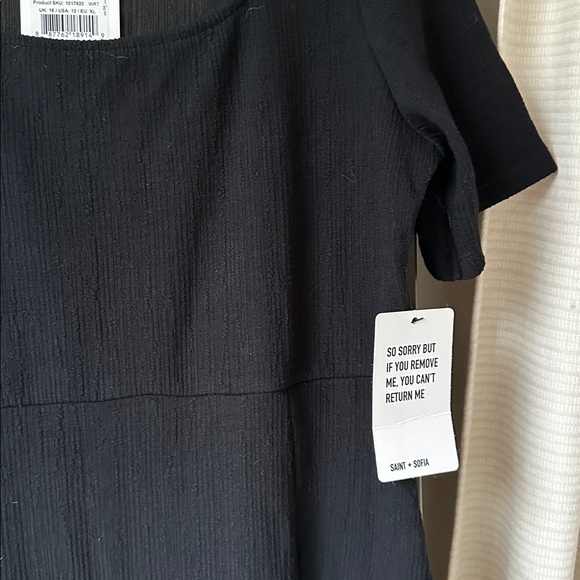 Saint + Sofia Black Midi Dress - Picture 4 of 9